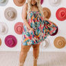 Bloom With A View Romper In Green Curves Image - 1