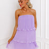 Paris Dreamer Pleated Dress In Lavender Image - 1