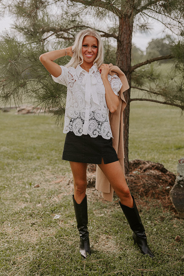The Palmer Crochet Top Image - 3