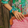 Take Me To Cabo Bracelet Set In Turquoise Image - 1