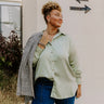 Simply Charmed Button Up In Pear Curves Image - 1