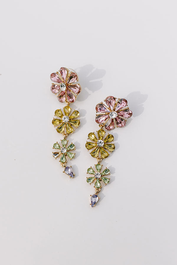 Sipping Vino In Seychelles Earrings