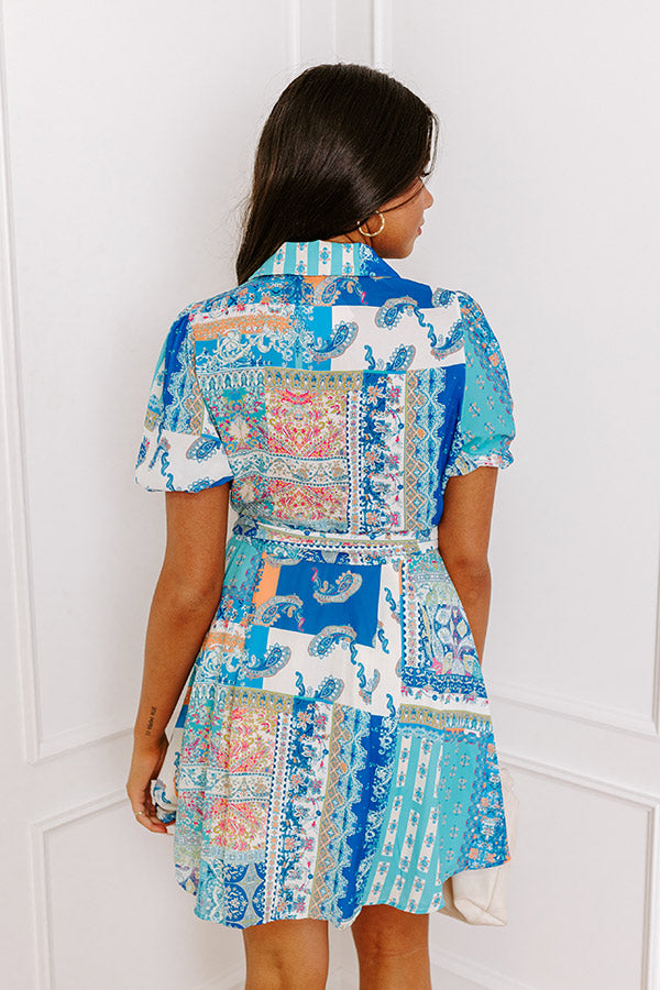 New Music Paisley Mini Dress Image - 3