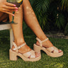 The Krysia Faux Leather Heel Image - 1