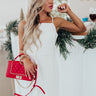 Peak Party Vibes Tassel Mini Dress in White Image - 1
