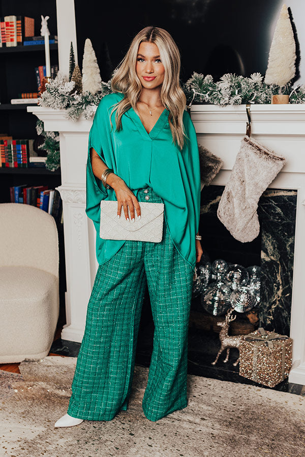 Blissful Beginnings Shift Top In Kelly Green Image - 3