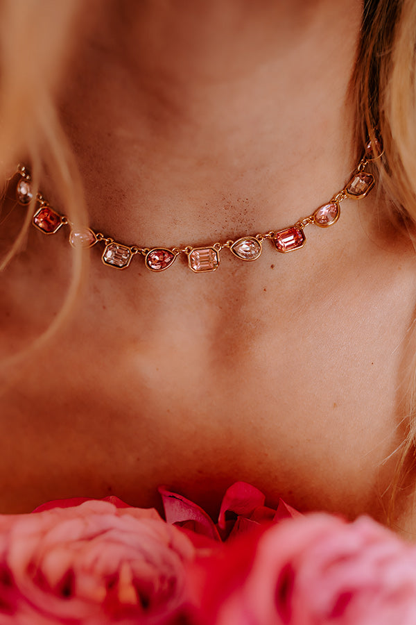 Perfectly Polished Necklace In Pink Image - 2
