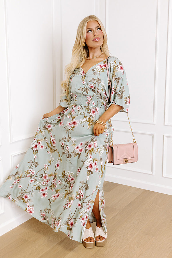 Phenomenal Story Floral Maxi Dress Curves Image - 1