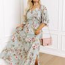 Phenomenal Story Floral Maxi Dress Curves Image - 1