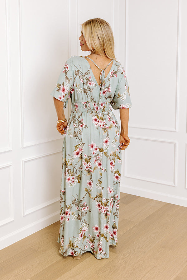 Phenomenal Story Floral Maxi Dress Curves Image - 4