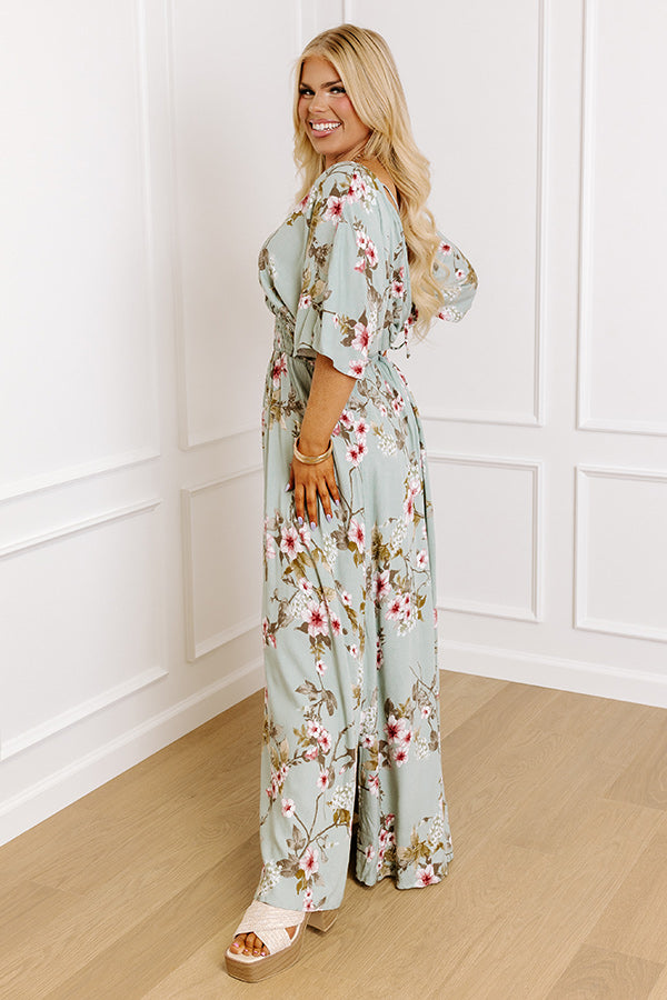 Phenomenal Story Floral Maxi Dress Curves Image - 3