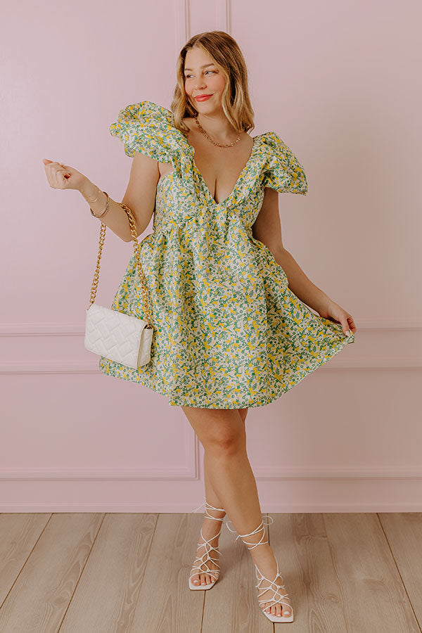 Bloom With A View Mini Dress Image - 5