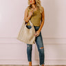 Summer Sweetness Ribbed Tank In Mustard Image - 1