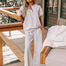 Lattes First High Waist Trousers in Grey Image - 1