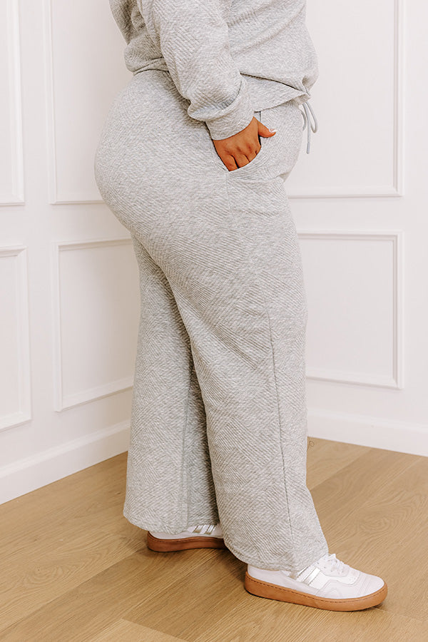 Lattes First High Waist Trousers in Grey Curves Image - 2
