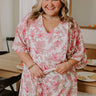 Coastal Calm Floral Romper Curves Image - 1