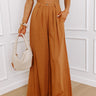 The Freeda High Waist Linen-Blend Trousers Image - 1