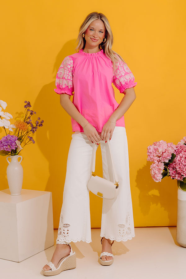 Obviously Lovely Embroidered Top Image - 4