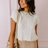 Meet Your Destiny Knit Top In Ivory Image - 1