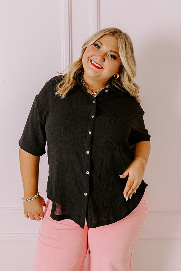 Chill Touch Button Up Top Curves Image - 3