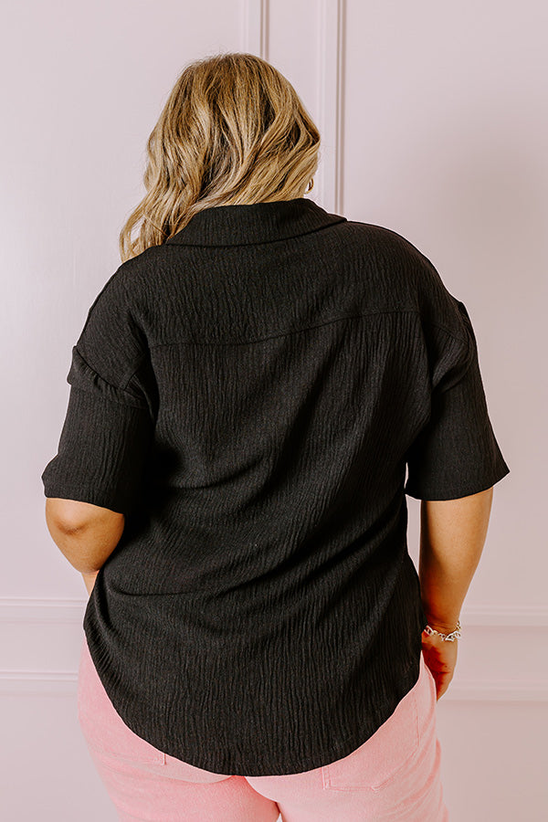 Chill Touch Button Up Top Curves Image - 4