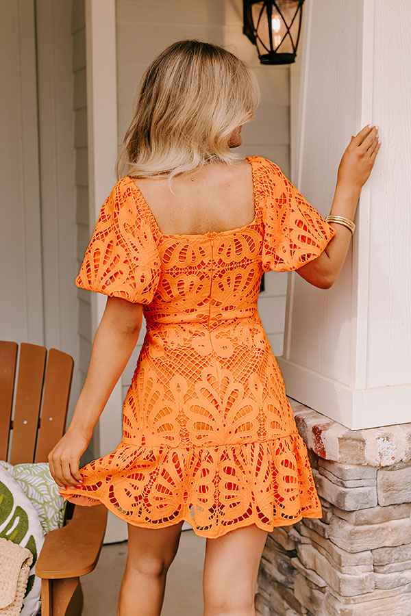 Best Party Ever Crochet Mini Dress Image - 2