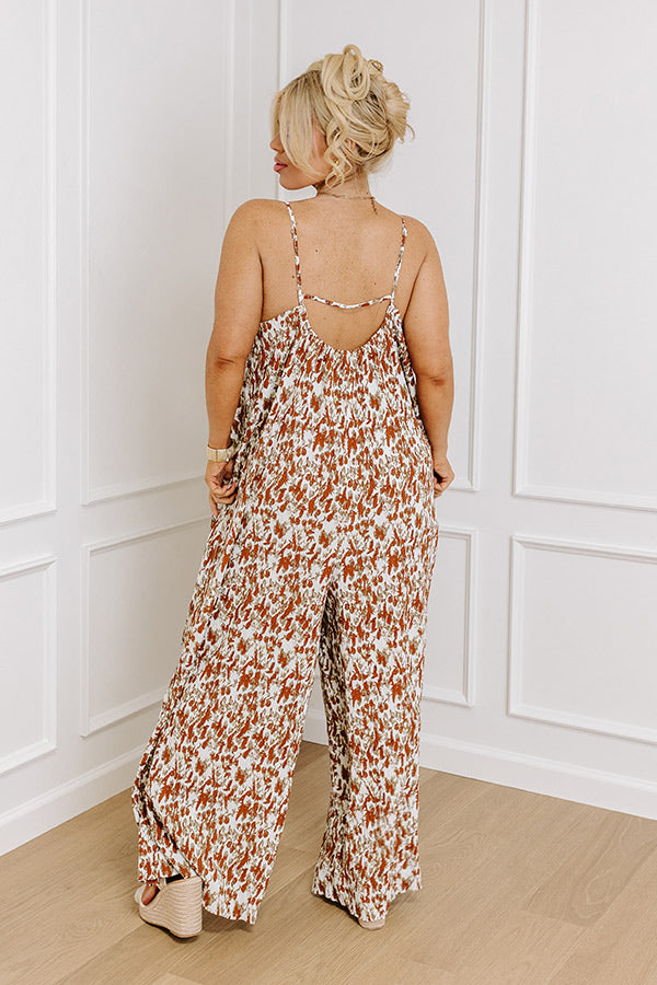 Fiercely Loved Jumpsuit In White Curves Image - 2