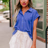 Change It Up Top In Royal Blue Image - 1