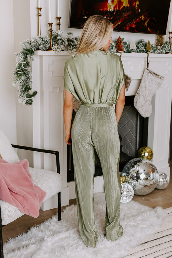 Forever Stunning Pleated Jumpsuit Image - 5