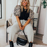 Generate Joy Shift Top in Black Curves Image - 1