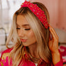 Graceful Reflections Embellished Headband In Berry Image - 1