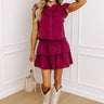 Classy Girl Skort In Wine Image - 1