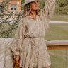 Glamour Galore Paisley Mini Dress Image - 1