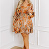 Amazing Views Floral Mini Dress Curves Image - 1