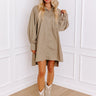 Major Icon Tunic Dress In Sage Image - 1