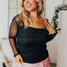Hard To Forget You Mesh Top Curves Image - 1