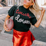 Touchdown Knit Sweater Top In Black Image - 1