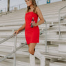 Speakeasy Attitude Linen-Blend Mini Dress Image - 1