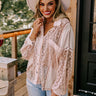 Sweetly Strumming Along Lace Button Up Image - 1