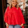 Swish And Sway Satin Top in Wine Curves Image - 1