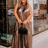 Amazing Views Metallic Jumpsuit Curves Image - 1