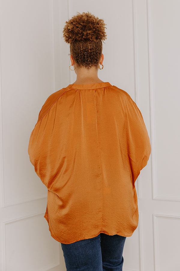 New To Town Shift Top In Camel Curves Image - 4