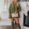 Swish And Sway Satin Top in Olive Image - 1