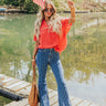 The Stevie High Waist Stripe Flare Image - 1
