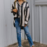 Posh Mindset Stripe Button Up Image - 1