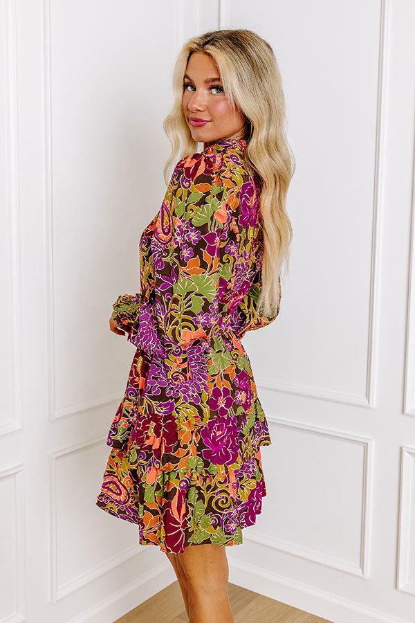 Brunch Plans Floral Dress Image - 3