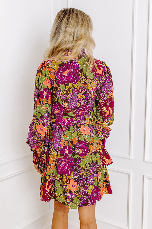 Brunch Plans Floral Dress Image - 4