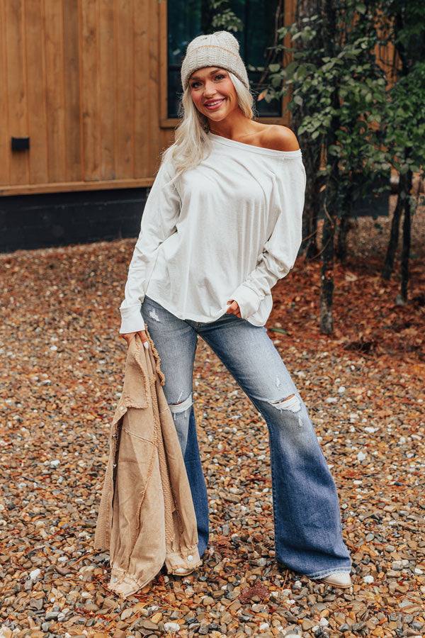 Creating Happiness Top In Ivory