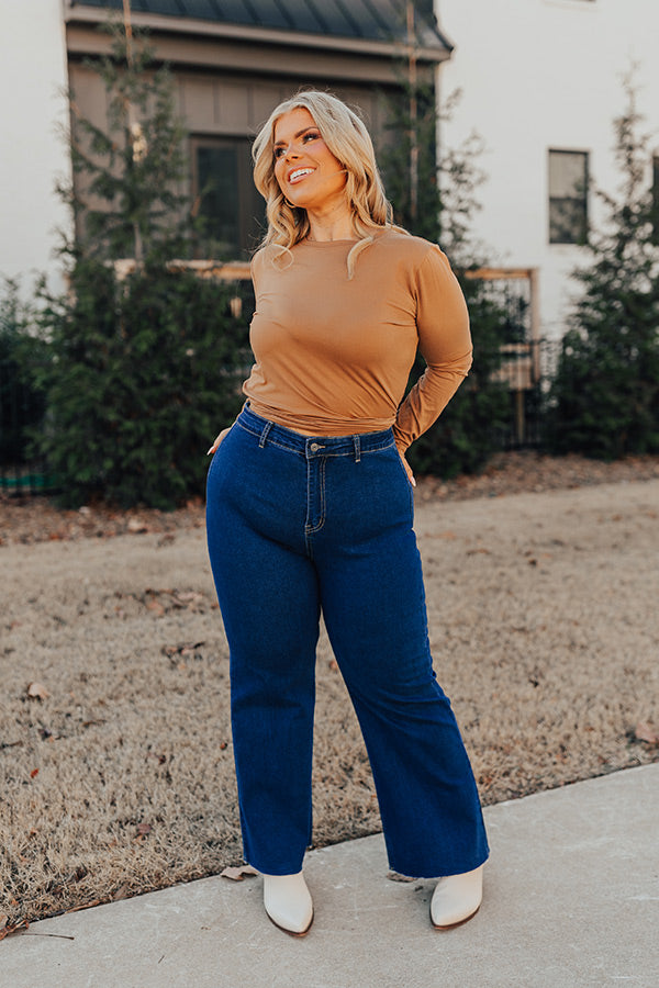 Modern Days Butter Soft Top in Camel Curves Image - 2