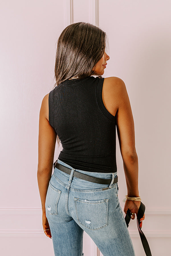 Winning Attitude Bodysuit In Black Image - 3